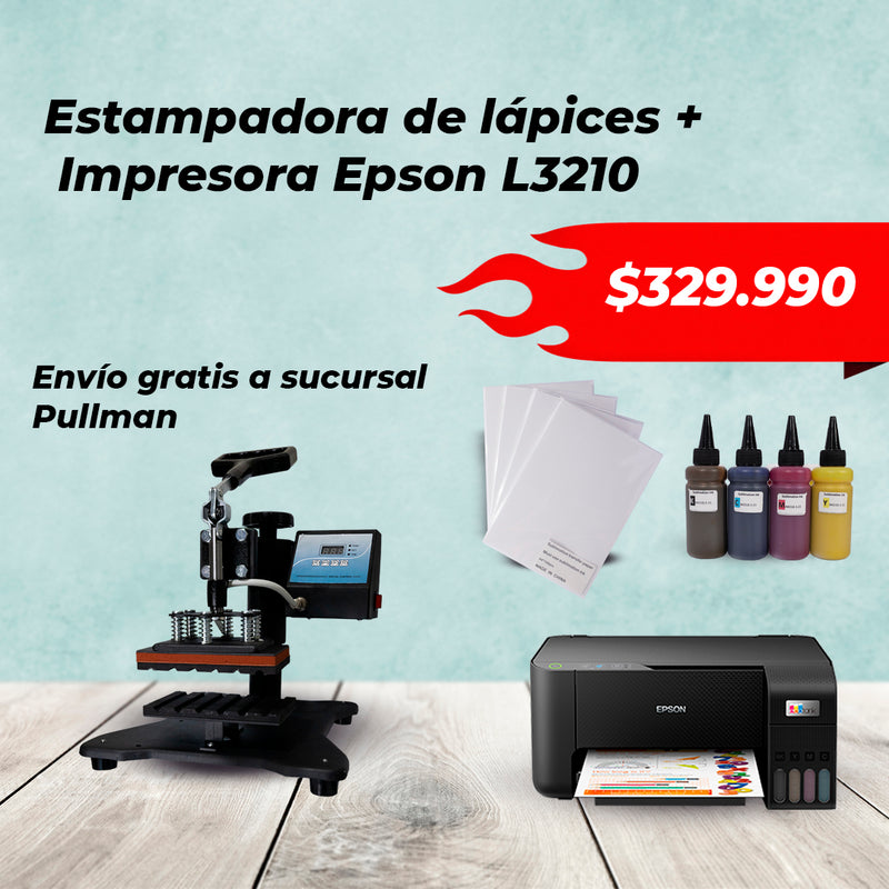 KIT Estampadora de Lápices+ Impresora ENVÍO GRATIS